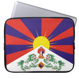 Tibetaanse vlag laptop sleeve
