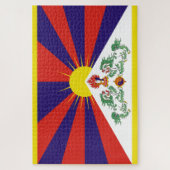 Tibetaanse Vlag Legpuzzel (Verticaal)