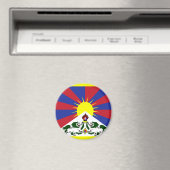 Tibetaanse vlag magneet (Insitu (Vaatwasser))