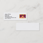 Tibetaanse vlag mini visitekaartje (Voorkant / Achterkant)