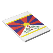 Tibetaanse vlag notitieblok (Schuin)