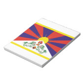 Tibetaanse vlag notitieblok (Linkerzijde)