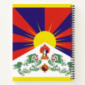 Tibetaanse vlag notitieboek (Achterkant)