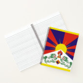 Tibetaanse vlag notitieboek (Binnen)