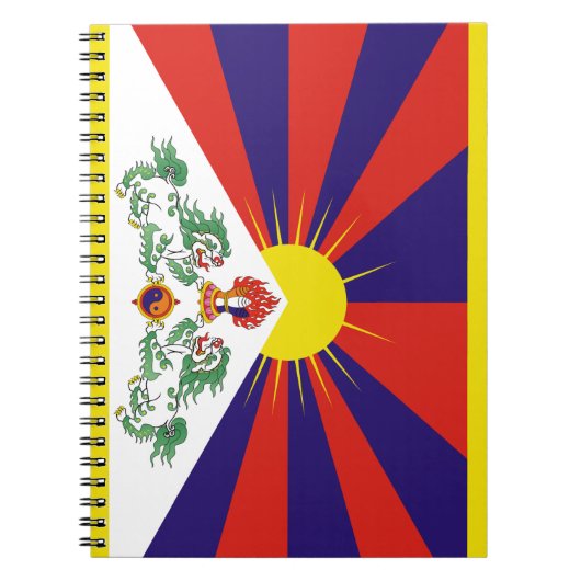 Tibetaanse vlag notitieboek (Voorkant)
