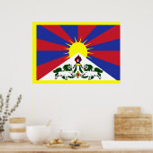 Tibetaanse vlag poster (Keuken)