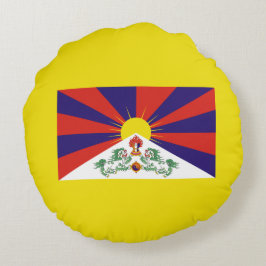 Tibetaanse vlag rond kussen
