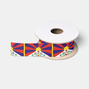 Tibetaanse vlag satijnen lint