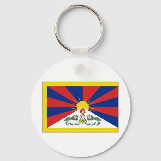 Tibetaanse vlag sleutelhanger (Voorkant)