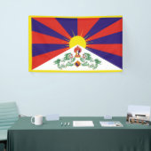 Tibetaanse vlag spandoek (Beurs)