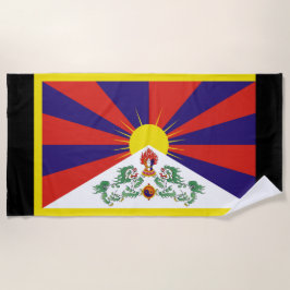 Tibetaanse vlag strandlaken