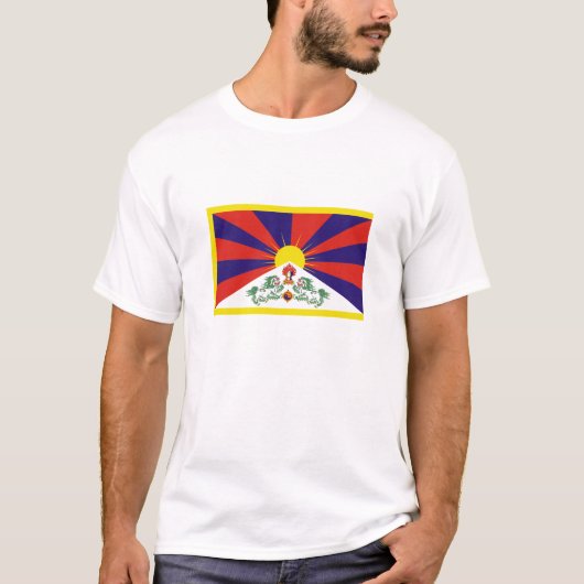 Tibetaanse vlag t-shirt (Voorkant)