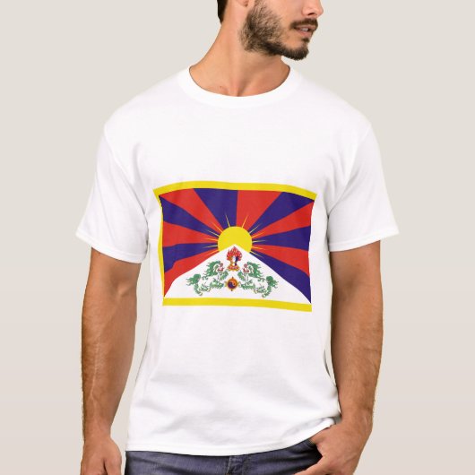 Tibetaanse vlag t-shirt (Voorkant)