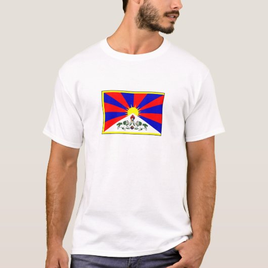 Tibetaanse vlag t-shirt (Voorkant)