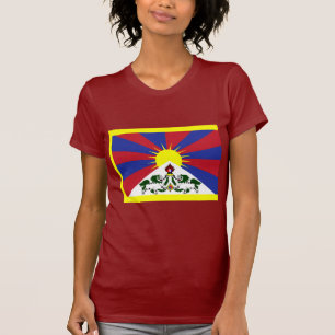 Tibetaanse vlag t-shirt