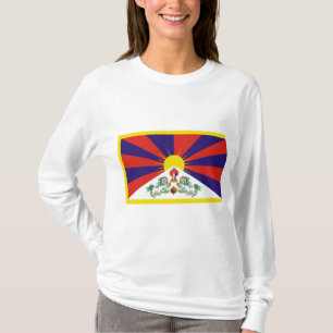 Tibetaanse vlag t-shirt