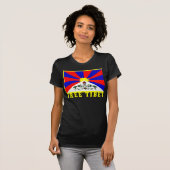 Tibetaanse vlag t-shirt (Voorkant volledig)