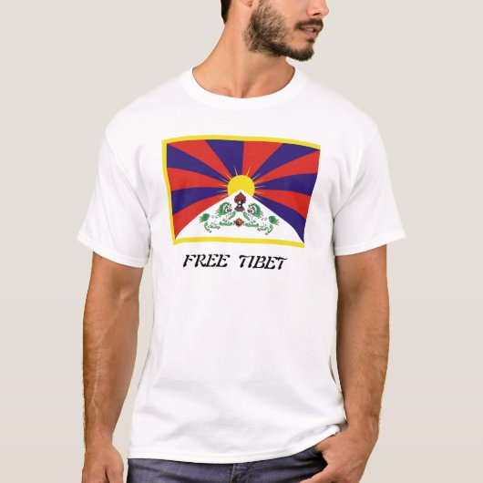 Tibetaanse vlag t-shirt (Voorkant)