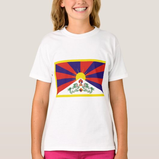 Tibetaanse vlag t-shirt (Voorkant)