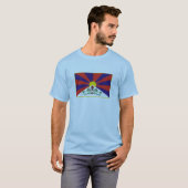 Tibetaanse vlag t-shirt (Voorkant volledig)
