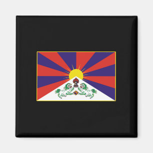 Tibetaanse vlag T-shirts en cadeautjes Magneet