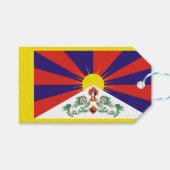 Tibetaanse vlag (Tibet) Cadeaulabel (Voorkant (Horizontaal))