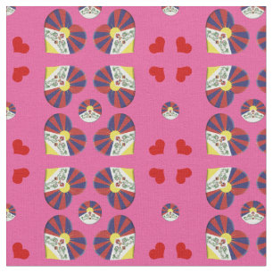 Tibetaanse vlag & Tibet Heart mode Fabric Stof