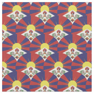 Tibetaanse vlag & Tibet Trendy Fabric/Dharma mode Stof