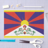 Tibetaanse vlag tissuepapier (Craft)