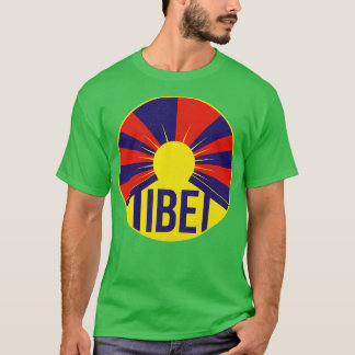 Tibetaanse Vlag Toeristisch Souvenir T-shirt