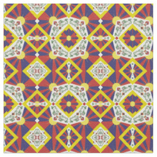 Tibetaanse vlag & Trendy Tibet Fabric mode YEL Stof