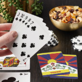 Tibetaanse vlagspelen, Tibetaanse speelkaarten (Insitu)