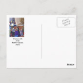 Tibetaanse vrouw met kind briefkaart (Achterkant)