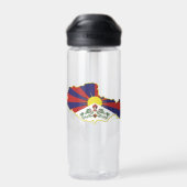 Tibetaanse wapenschild, Kaart, Vlag, Tibet Waterfles (Achterkant)