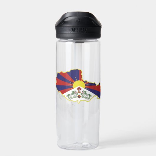 Tibetaanse wapenschild, Kaart, Vlag, Tibet Waterfles (Achterkant)