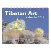 Tibetan Art Calendar 2014 Kalender (Hoes)