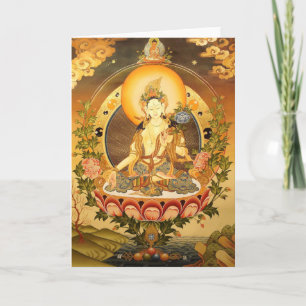 Tibetan Boeddhistisch Art. Kaart