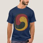 Tibetan Bon Buddhist Gankyil Symbol T-shirt (Voorkant)