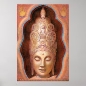 Tibetan Buddhist Goddess Tara Healing Vibes poster (Voorkant)