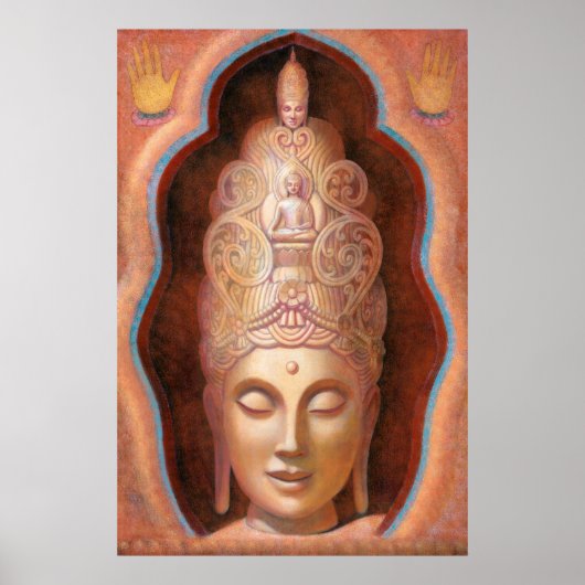 Tibetan Buddhist Goddess Tara Healing Vibes poster (Voorkant)