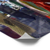 Tibetan Buddhist Prayer Flags Foto Poster (Hoek)