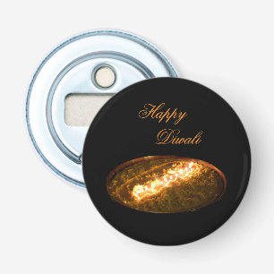 Tibetan Butter Lamp Button Flesopener