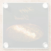 Tibetan Butter Lamp Glazen Onderzetter (Achterkant)