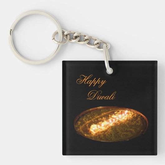 Tibetan Butter Lamp Sleutelhanger (voorkant)