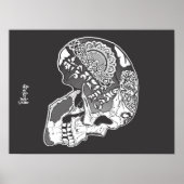 Tibetan Engraved Skull Poster (Voorkant)