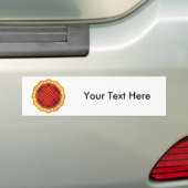 Tibetan Karma Buddhism Eternal Knot Bumpersticker (Op auto)