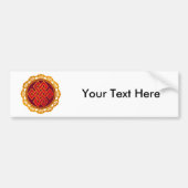 Tibetan Karma Buddhism Eternal Knot Bumpersticker (Voorkant)