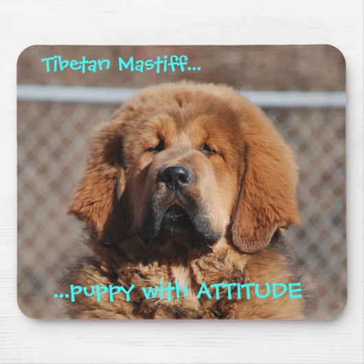Tibetan Mastiff Attitude Muismat (Voorkant)