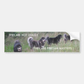 TIBETAN MASTIFF-BUMPERSTICKER BUMPERSTICKER (Voorkant)