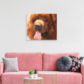 Tibetan Mastiff Canvas Afdruk (Insitu (Woonkamer))